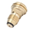 Miniatyrbilde 3 av 8: Propantank Messingbeslag Adapter Konverterer LP TANK POL Serviceventil til QCC1 Type 1 Slange