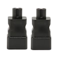 Pikkukuva 2 / 8: 2 kpl IEC320 C20 - IEC320 C7 virtapäätä Plug and Play vahvistettu C20 - C7 virtapäätä UPS PDU palvelimelle