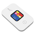 Miniatyrbillede 8 af 8: 4G WiFi Router 150Mbps SIM-kort Slot Support 10 Brugere LED Farveskærm 2100mAh Mobil WiFi Hotspot til Asien 100‑240V