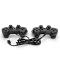 Miniatyrbillede 2 af 8: 208-2 USB Vibrations Dobbelt Action Gamepad Spilcontroller Joystick til PC Computer