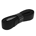 Miniatyrbillede 5 af 8: Tennisracketgreb i Læder - Badmintonracket Overgrip Tape - Udskiftning til Udendørs Legepladser, Fitnesscenter - Sort