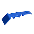 Miniatyrbilde 8 av 8: 1/16 Front Skid Plate i Aluminium Legering Bærbar Lett RC Front Skid Plate for Traxxas E Revo VXL Blå