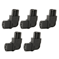 Miniatyrbillede 5 af 8: 5 stk. IEC320 C6 til IEC320 C7 Strømadapter 2500W Strømstikadapter til PDU Chassis Strømforsyning UPS Stikkontakt