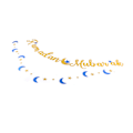 Pikkukuva 3 / 8: Ramadan Mubarak -bannerit, kaunis design, Eid Mubarak -bannerit seinille, takkoihin, oviin, juhlakoristeeksi