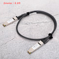 Miniatyrbilde 6 av 8: QSFP+ Kobberkabel Kompatibel H3C Internettkafé Fotoelektrisk 1‑7 Meter Datakabel G04062Meter