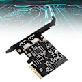 Pikkukuva 5 / 8: USB3.2 Laajennuskortti TYPE‑C+TYPE‑A Pöytäkoneen Laajennuskortti ASMedia ASM3142 10Gbps