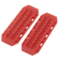 Miniatyrbillede 5 af 8: 2 stk RC-sandbroer i plast til Axial SCX24 1/24 RC Crawlers Opgraderingsdele Rød