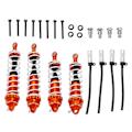Miniatyrbillede 1 af 8: RC Stødabsorbere Reservefjedre Stødabsorbere Aluminiumlegering til ZD Racing 1/7 DBX-07 Orange