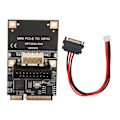Miniatyrbillede 1 af 8: Mini PCIE til USB3.2 GEN1 Front 19Pin Udvidelseskort 5Gbps USB Hot Swap Udvidelseskort til Windows XP 7 8 10 11 til LINUX