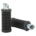 Miniatyrbillede 3 af 8: 2 stk. Fodstøtter Gummi Aluminium Legering Fodpedal Udskiftning til Baja MB165 MB200 Minicykler