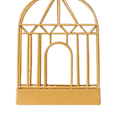 Miniatyrbillede 3 af 5: Metal Røgelse Afvisende Holder Ophængbar Moderne Jern Safe Sandalwood Holder Rack til Hjem Soveværelse Stue Gylden
