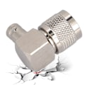 Miniatyrbillede 5 af 7: 2 STK BNC Hun til M Han Adapter Højre Vinkel Albue Konnektor