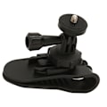 Miniatyrbild 7 av 8: 360° rotation bilkameraklämma för Insta360 GO 3 - Säkert solskyddsfäste
