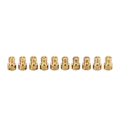 Miniatyrbilde 3 av 8: 10 stk Forgasser Hoveddyser Metall Hoveddyseutskifting for Dellorto Bing Forgasser GY6 M4 #52‑75