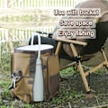 Miniatyrbillede 7 af 8: Udendørs Camping Spand Organizer Stor Kapacitet Fiskeudstyr Taske Opbevaringstaske Havepose til Fiske Camping Vandreture