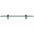 Miniatyrbilde 8 av 8: Bad Glass Hylle Veggmontert Sink Alloy Oppbevaringshylle Bad Tilbehør for Hjem