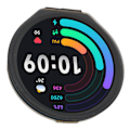 Miniatyrbillede 5 af 8: RP2040 Microcontroller Udviklingskort med 1.28inch Rund Touch LCD Skærm 240x240 Kompakt Størrelse med Accelerometer