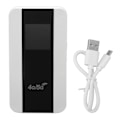 Miniatyrbillede 1 af 8: 4G WiFi Router 150Mbps SIM-kort Slot 10 Enheder Understøttet LED-display 3000mAh Mobil WiFi Hotspot til Kontor Rejser Hjem