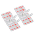 Miniatyrbillede 3 af 8: 2 stk. Parallel Stitch Trykfod Plast Robust Holdbar Multifunktionel Symaskine Tilbehør til Husholdningsbrug