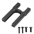 Miniatyrbilde 1 av 8: RC Senterdifffeste i Aluminiumlegering, Lett, RC Senterdifferensialfeste for ARRMA 1/7 1/8 RC Biler, Svart