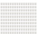 Miniatyrbild 1 av 8: 200 Set Munknit Högglans Glattare 10x8mm Utsökt Hantverk Läder DIY Hantverksmaterial för DIY Kläder Väskor Silver