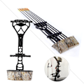 Miniatyrbilde 5 av 8: Bueskyting Pilkogger Svart Tilbehør Universal for Compound Bow Jakt