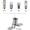 Miniatyrbilde 4 av 5: 10 stk E10 LED-pæresokkel innskrudd pæreholder for elektrisk testtilbehør hjemmeeksperimentkrets