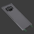 Miniatyrbillede 3 af 8: Til Samsung Galaxy Note9 N960 Gennemsigtig Batteri Bagcover Udskiftning med Værktøj (Sort)