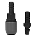 Miniatyrbillede 2 af 8: 5 sæt hurtigkoblingslåsesæt C-type selvspærrende luftkobling i plaststål pneumatisk fitting (SH+PH40 )