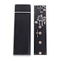 Miniatyrbilde 2 av 8: M.2 NGFF3.1 SSD-kabinett NGFF3.1 Harddisk-kabinett i aluminiumlegering for 2230 2242 2260 2280 SSD for Windows for Android Svart