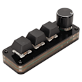 Miniatyrbillede 5 af 8: Mini 3-Tast Tastatur med Knap, Tilpasset Programmering, Hot Swappable Blå Switch Macro Mekanisk Tastatur til Gaming