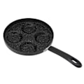 Miniatyrbillede 4 af 8: 4 kopper æg pande omelet maker non stick stegt æg bøf pandekage morgenmad grill pande til induktion komfur gas komfur