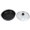 Miniatyrbillede 2 af 8: 20,8 cm køkken gryde med håndtag låg universal non stick suppegryde gryde til induktion komfur