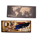Miniatyrbillede 7 af 8: Kalligrafipen Retro Elegant Udskåret Mønster Holdbar Slidstærk Attraktiv Dekorativt Skriveudstyr til Hjemmet Mørkeblå