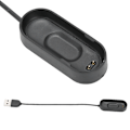 Miniatyrbillede 4 af 8: 2 STK M4 Plastik Sort 4 Generations Armbånd Opladerkabel Opladningsdock til Xiaomi
