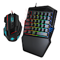 Miniatyrbilde 6 av 8: HXSJ J50 Enhånds Gaming Mus Tastatur Sett Datatilbehør for Win2000 / Android / OS X