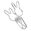 Miniatyrbillede 6 af 8: 20 stk. Clips Multipurpose Multifunktion Elektroplettering Hul Metal Binder Stærk Fjeder Clip Sølv