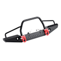 Pikkukuva 4 / 8: 1/10 RC Crawler metallinen etupuskuri LED-valo Traxxas TRX-4 SCX10II 90046 -autoon (litteä)
