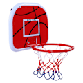 Miniatyrbild 5 av 8: Justerbar inomhusupphängning Netballbåge Mini Baskettallrik för barn Spelplastkrok