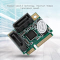 Miniatyrbillede 3 af 8: Mini 2 port PCI-e PCI til SATA 3.0 6Gbps Konverter Harddisk Udvidelseskort til Windows