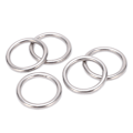 Miniatyrbillede 6 af 8: 5 stk 304 rustfrit stål runde O-ringe sømløs multifunktionssvejsning metal O-ringe til marine bådudstyr Yogaringer 4x25mm