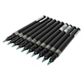 Miniatyrbillede 6 af 8: 10 stk. Metallisk Marker Syrefri Vandbaseret Blæk DIY Doodling Hurtigtørrende Metalliske Farvepenne til Kontorskrivning
