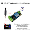 Miniatyrbild 7 av 8: Strömavbrott Automatisk Omkopplare Standby Litiumbatterimodul 5V-48V Universell YX850 Nödströmsomvandlare
