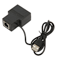 Pikkukuva 1 / 8: 100 Mbps Ethernet-jakaja RJ45 1-2 Nopea Ethernet-jakajasovitin USB-virtajohdolla