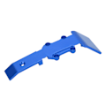Miniatyrbillede 5 af 8: 1/16 Forreste Skridplade Aluminium Legering Bærbar Letvægts RC Forreste Skridplade til Traxxas E Revo VXL Blå