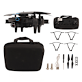 Miniatyrbilde 1 av 8: Foldbar 4K HD Dobbelkamera Drone - Intelligent Hindring Unngåelse, Gester, RC Quadcopter Leke for Voksne, Barn, Nybegynnere