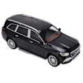 Miniatyrbillede 7 af 8: 1/24 Modelbiler Legering Diecast SUV-model Køretøjslegetøj med Lyd og Lys til Børns Legetøjsamling Sort