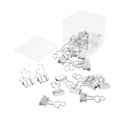 Miniatyrbillede 1 af 8: 20 stk. Papirclips Stærk klemkraft Holdbart jern Lille ande design Bred anvendelse Små bindeklips Sølv