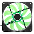 Miniatyrbillede 2 af 8: CPU Køler Radiator Ultra-Stille 4 Messing Heatpipe Blæser 1366 til 775AMD1155 Desktop Computer (3pin) (Grøn)