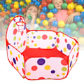 Pikkukuva 5 / 8: Bärbara tecknade barnleksakstält Babybollar Pool Pop Up Kid Utomhustält (120cm korg)